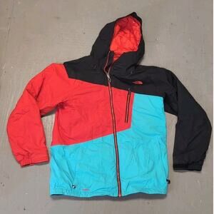 THE NORTH FACE Cryptic Blue Red Black Jacket Size M